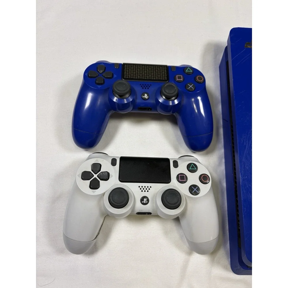 Sony PlayStation 4 Slim 1TB Days of Play Blue Limited Edition Bundle 2 Control